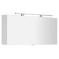 Sapho Cloe - Armoire miroir avec éclairage LED, 1200x500x180 mm, blanc CE120-0030