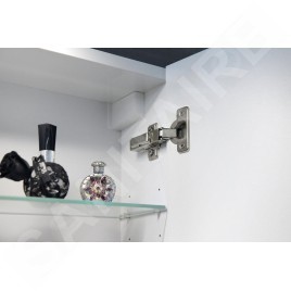 Sapho Riwa - Armoire miroir avec éclairage LED, 504x701x172 mm, blanc brillant RIW050-0030