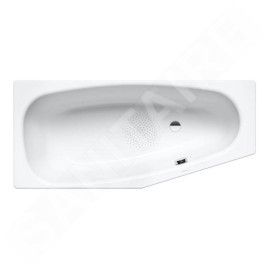 Kaldewei Advantage - Baignoire asymétrique Mini droite 834, 1570x700 mm, antidérapante, blanche 224430000001