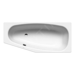 Kaldewei Advantage - Baignoire asymétrique Mini gauche 832, 1570x750/500 mm, blanc 224800010001