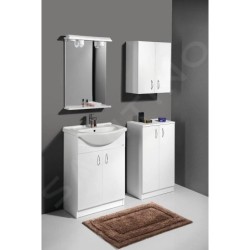 Aqualine Simplex Eco - Armoire supérieure 600x600x238 mm, 2 portes, blanc SIME535