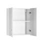 Aqualine Simplex Eco - Armoire supérieure 600x600x238 mm, 2 portes, blanc SIME535