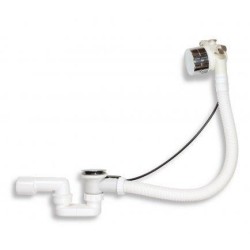 Novaservis Accessoires - Bonde et trop-plein pour baignoire, avec remplissage, chrome 488,0