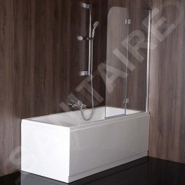 Polysan Rende - Paroi de baignoire 970 mm, verre clair BS-97
