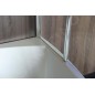 Polysan Tarus - Paroi de baignoire 960 x 1400 mm, verre clair BS-96