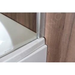 Polysan Tarus - Paroi de baignoire 960 x 1400 mm, verre clair BS-96