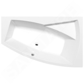 Polysan Baignoires - Baignoire EVIA 170 R, 1700 x 1000 x 470 mm, blanc 22611