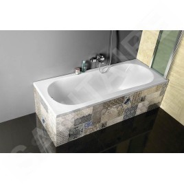 Aqualine Baignoires - Baignoire JIZERA, 1700x700x390 mm, blanc G1770