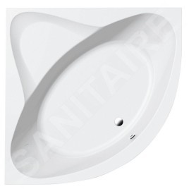 Aqualine Baignoires - Baignoire d'angle DYJE, 1500x1500x420 mm, blanc A1550