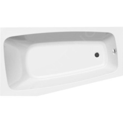 Aqualine Baignoires - Baignoire asymétrique Berounka, 1600x900x420 mm, gauche, blanc A1690