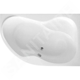 Aqualine Baignoires - Baignoire Cidlina 160, 1600x1050x450 mm, droite, blanche G3614