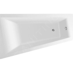 Aqualine Baignoires - Baignoire METUJE, 1600x1000x420 mm, gauche, blanc G2610