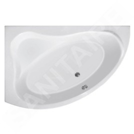 Aqualine Baignoires - Baignoire Orava 1480x900x380 mm, gauche, blanc G1590