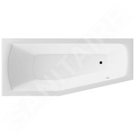 Aqualine Céramique - Baignoire Opava 1700x700x440 mm, gauche, blanc C1770