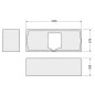 Duravit Accessoires - Support pour baignoire D-Code, 1700x700 mm 790471000000000