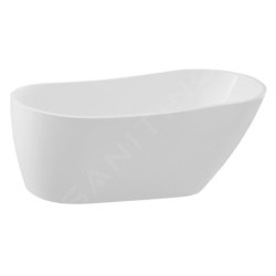 Aqualine Baignoires - Baignoire autoportante Tisa, 1700x800 mm, blanc E1780