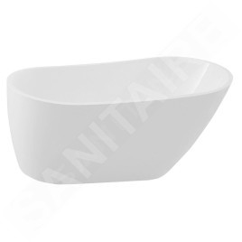 Aqualine Baignoires - Baignoire autoportante Tisa, 1700x750 mm, blanc E1575