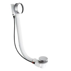 Polysan Accessoires - Garniture de vidage et de trop-plein Pagoda pour baignoire, longueur 675 mm, bowden, chrome 11041