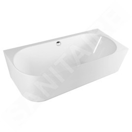 Polysan Baignoires - Baignoire Sussi R, 1600x700x495 mm, droite, blanc 90191R