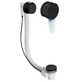 Polysan Accessoires - Garniture de vidage et de trop-plein pour baignoire, avec alimentation, avec bowden, longueur 775 mm,