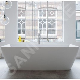 Duravit DuraSquare - Baignoire îlot, 1850x850 mm, DuraSolid, ClickClack, blanc 700430000000000