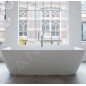 Duravit DuraSquare - Baignoire îlot, 1850x850 mm, DuraSolid, ClickClack, blanc 700430000000000