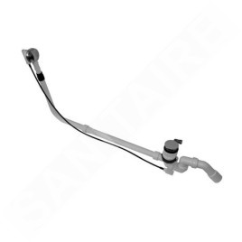 Duravit Accessoires - Garniture de vidage et remplissage par le trop-plein, câble bowden, longueur 1070mm, chrome