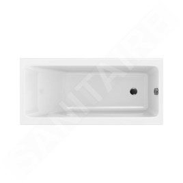 Cersanit Crea - Baignoire 160 x 75 cm, pieds inclus, blanc S301-225