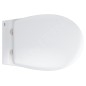 Grohe Bau Ceramic - Cuvette de toilette suspendue avec abattant SoftClose, Rimless, blanc alpin 39351000