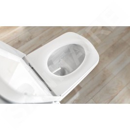 Tece TECEone - WC suspendu avec douchette de bidet, Rimless, blanc 9700200