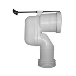 Duravit Accessoires - coude de raccordement Vario pour WC, évacuation par le bas 8990250000