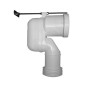Duravit Accessoires - coude de raccordement Vario pour WC, évacuation par le bas 8990250000