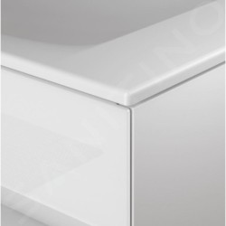 Keuco Stageline - Meuble sous lavabo, 650x625x490 mm, avec éclairage et USB, blanc 32852300100