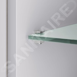 Keuco Stageline - Armoire haute, 400x1800x360 mm, 2 portes, charnières à gauche, blanc 32831300001