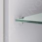 Keuco Stageline - Armoire haute, 400x1800x360 mm, 2 portes, charnières à gauche, blanc 32831300001