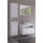 Keuco Stageline - Armoire haute, 400x1800x360 mm, 2 portes, charnières à gauche, blanc 32831300001