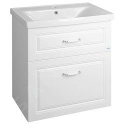 Aqualine Favolo - Meuble-vasque, 670x725x446 mm, blanc mat FV270