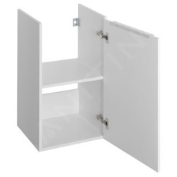 Bruckner Neon - Lavabo, 420x350x710 mm, 1 porte, L/P, blanc 500.111.0