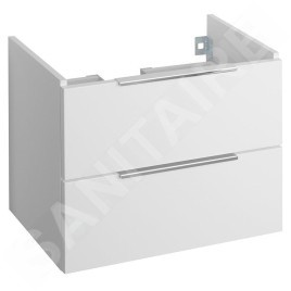Bruckner Neon - Meuble lavabo, 565x453x348 mm, 2 tiroirs, blanc 500.113.0