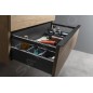 Sapho Sitia - Meuble-lavabo 70x56x44 cm, 2 tiroirs, chêne Alabama SI060-2222