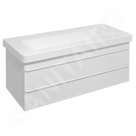 Sapho Sitia - Meuble-lavabo, 101x50x44 cm, 2 tiroirs, blanc mat SI105-3131
