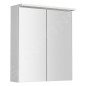 Aqualine Accessoires - Armoire de toilette avec éclairage LED, 60x70x22 cm, blanc WGL60S