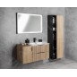 Sapho Cirasa - Meuble-lavabo 70x52x46 cm, 2 tiroirs, chêne Alabama strip CR701-2322