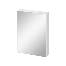 Cersanit City - Armoire à miroir, 80x59x14 cm, 1 porte, charnières G/D, blanc S584-024-DSM