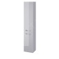 Cersanit Lara - Armoire haute, 150x30x25 cm, 2 portes, charnières G/D, gris S926-032-DSM