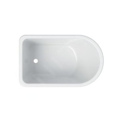 Geberit Bambini - Baignoire bébé, montage sur plan, blanc alpin 406010016