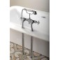 Sapho Reitano Rubinetteria Antea - Raccordement pour installation de mitigeur sur bord de baignoire, 2 pièces, chrome 9851