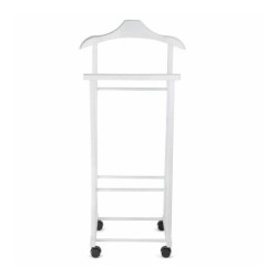 Compactor Organisation de penderie - Porte-vêtements 97x33x29 cm, avec roulettes, blanc RAN7877
