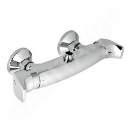 Novaservis Metalia 57 - Mitigeur thermostatique de douche avec sortie supérieure, chrome 57962/1,0