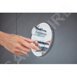 Grohe Grohtherm - Mitigeur thermostatique de douche encastré pour 2 sorties, chrome 24076000